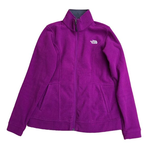 VINTAGE The North Face Fleece Jacket Medium Purple - Picture 1 of 11